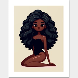 Black doll Posters and Art